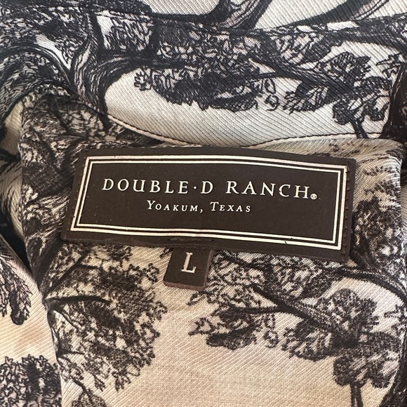 Double D Ranch Monochrome Artistic Long Sleeve Dress - Picture 6 of 7